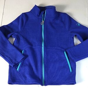 Spyder Royal Blue Jacket with Aqua Trim 14/16